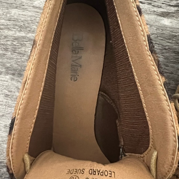 Bella Marie Leopard Wedges - Picture 4 of 6